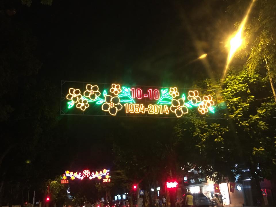 dải ngang đường mẫu hoa mai